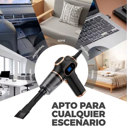 VeltorPro™ — Aspirador Inalámbrico Multifunción